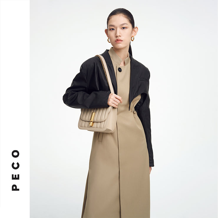 PECO P919 KeyBoard Collection Quilting Seam Big Shoulder bag